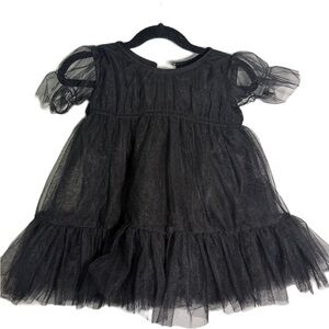 Elegant Black Kids Formal Dress